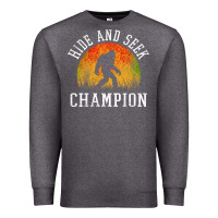 Charcoal Heather hide and seek champion Premium Sweatshirt - DesigneFamous