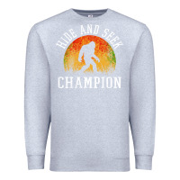 Heather Grey hide and seek champion Premium Sweatshirt - DesigneFamous
