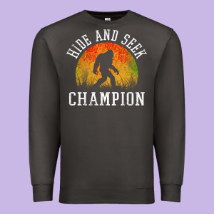 Hide And Seek Champion Premium Sweatshirt Designed By Designefamous