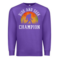 Purple hide and seek champion Premium Sweatshirt - DesigneFamous