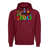 Burgundy support squad Zipper Hoodie - JahusDesignShop