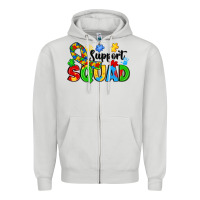 Dove Grey support squad Zipper Hoodie - JahusDesignShop
