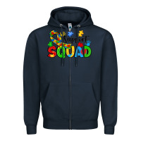 Navy support squad Zipper Hoodie - JahusDesignShop