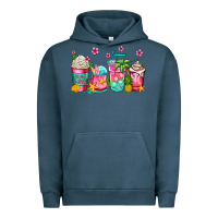 Pigment Midnight Navy summer coffee cups Urban Hoodie - Jasminsmagicworld