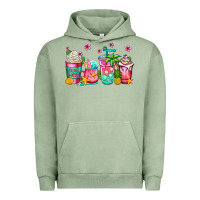 Pigment Oil Green summer coffee cups Urban Hoodie - Jasminsmagicworld