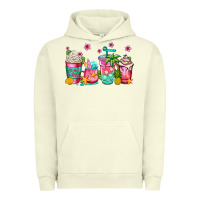 Pigment Pistachio summer coffee cups Urban Hoodie - Jasminsmagicworld