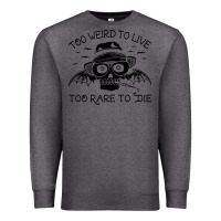 Charcoal Heather hunter s thompson  fear and loathing in las vegas rare to die Premium Sweatshirt - DesigneFamous