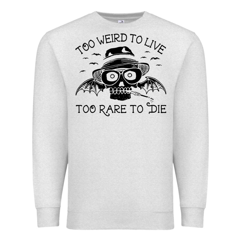 Hunter S Thompson  Fear And Loathing In Las Vegas Rare To Die Premium Sweatshirt by DesigneFamous | Teevron