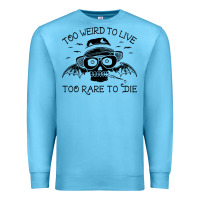 Ocean Blue hunter s thompson  fear and loathing in las vegas rare to die Premium Sweatshirt - DesigneFamous