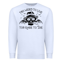 White hunter s thompson  fear and loathing in las vegas rare to die Premium Sweatshirt - DesigneFamous