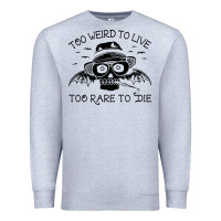 Heather Grey hunter s thompson  fear and loathing in las vegas rare to die Premium Sweatshirt - DesigneFamous