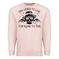 Pale Pink hunter s thompson  fear and loathing in las vegas rare to die Premium Sweatshirt - DesigneFamous