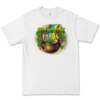 White shamrock farm Premium Tee - CowGirlArtShop