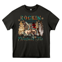 Asphalt rockin around the christmas tree Heavy Core Tee - CowGirlArtShop