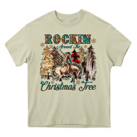 Mossy rockin around the christmas tree Heavy Core Tee - CowGirlArtShop