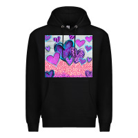 Black love Premium Hoodie - CowhideDigitalArt
