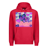 Cardinal love Premium Hoodie - CowhideDigitalArt