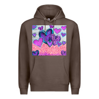 Coffee love Premium Hoodie - CowhideDigitalArt