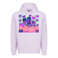 Lilac love Premium Hoodie - CowhideDigitalArt