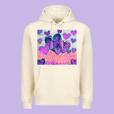 Love Premium Hoodie Designed By Cowhidedigitalart
