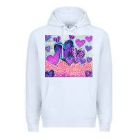 White love Premium Hoodie - CowhideDigitalArt