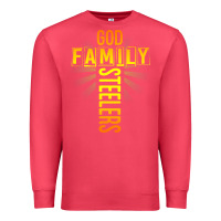 Cardinal god family steeler shirt father's day gift tee t shirt Premium Sweatshirt - DesigneFamous