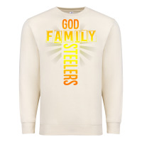 Sandshell god family steeler shirt father's day gift tee t shirt Premium Sweatshirt - DesigneFamous