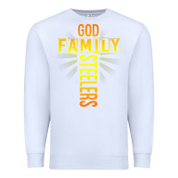 White god family steeler shirt father's day gift tee t shirt Premium Sweatshirt - DesigneFamous