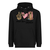 Black peace love german shepherd Heavyweight Hoodie - JahusDesignShop