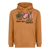 Meerkat peace love german shepherd Heavyweight Hoodie - JahusDesignShop