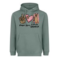 Sage peace love german shepherd Heavyweight Hoodie - JahusDesignShop