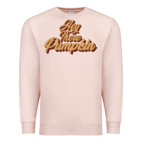 Pale Pink hey there pumpkin Premium Sweatshirt - JahusDesignShop