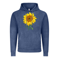 Vintage Denim Bambino Sunflower Vintage Hoodie - LillyAllenDesigns