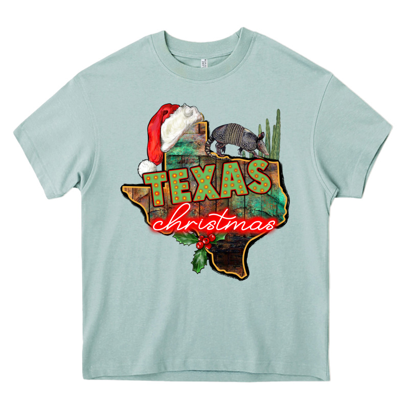 Texas Christmas Heavy Core Tee by CowGirlArtShop | Teevron
