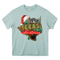 Arona texas christmas Heavy Core Tee - CowGirlArtShop