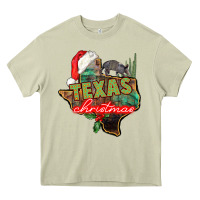 Mossy texas christmas Heavy Core Tee - CowGirlArtShop