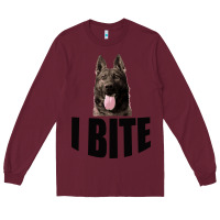 Burgundy I Bite Long Sleeve Tee - Bettercallsaul