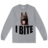 Heather Grey I Bite Long Sleeve Tee - Bettercallsaul