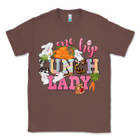 Chestnut One hip Lunch Lady Easter Day Classic Tee - CowGirlArtShop