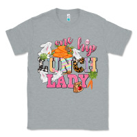 Heather Grey One hip Lunch Lady Easter Day Classic Tee - CowGirlArtShop