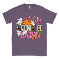 Lavender One hip Lunch Lady Easter Day Classic Tee - CowGirlArtShop