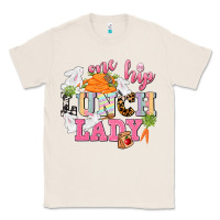 Natural One hip Lunch Lady Easter Day Classic Tee - CowGirlArtShop