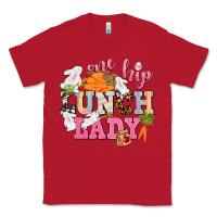Red One hip Lunch Lady Easter Day Classic Tee - CowGirlArtShop