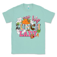 Seafoam One hip Lunch Lady Easter Day Classic Tee - CowGirlArtShop