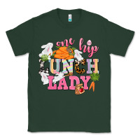 Sports Green One hip Lunch Lady Easter Day Classic Tee - CowGirlArtShop