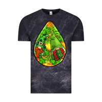 Cloud Black st.patrick's teardrop earrings Vintage Tee - FaDigitalArtStudio