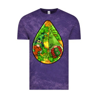 Cloud Purple st.patrick's teardrop earrings Vintage Tee - FaDigitalArtStudio