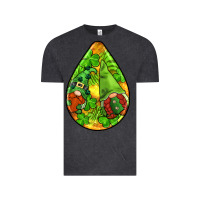 Vintage Black st.patrick's teardrop earrings Vintage Tee - FaDigitalArtStudio