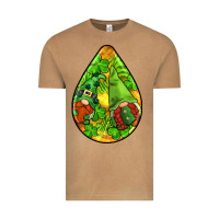Vintage Camel st.patrick's teardrop earrings Vintage Tee - FaDigitalArtStudio
