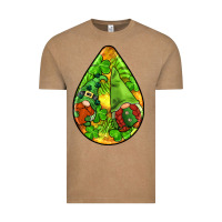 Vintage Coffee st.patrick's teardrop earrings Vintage Tee - FaDigitalArtStudio